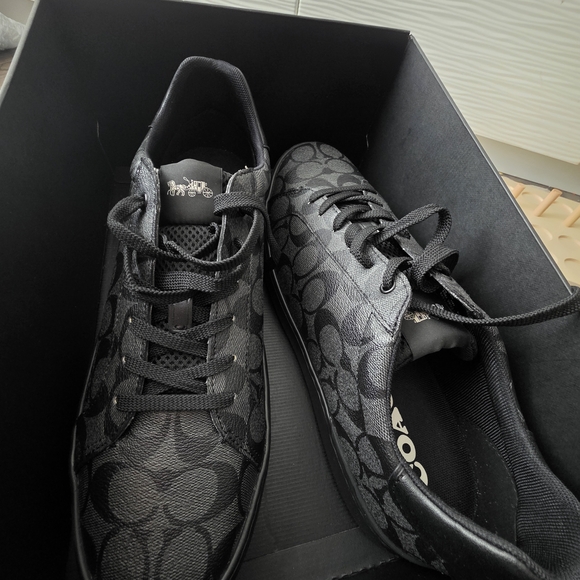 Coach Men's Black Patterned Sneakers - Picture 3 of 3